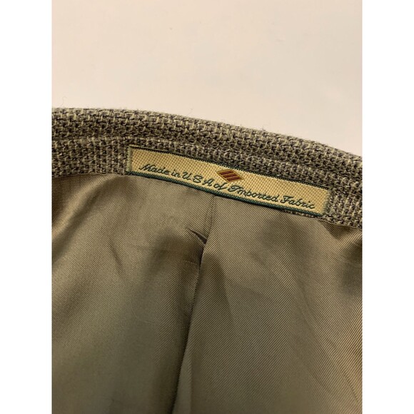 Joseph Abboud Wool Blazer Mens 42R Tweed Twill USA Made Jacket Sportcoat - Picture 10 of 12
